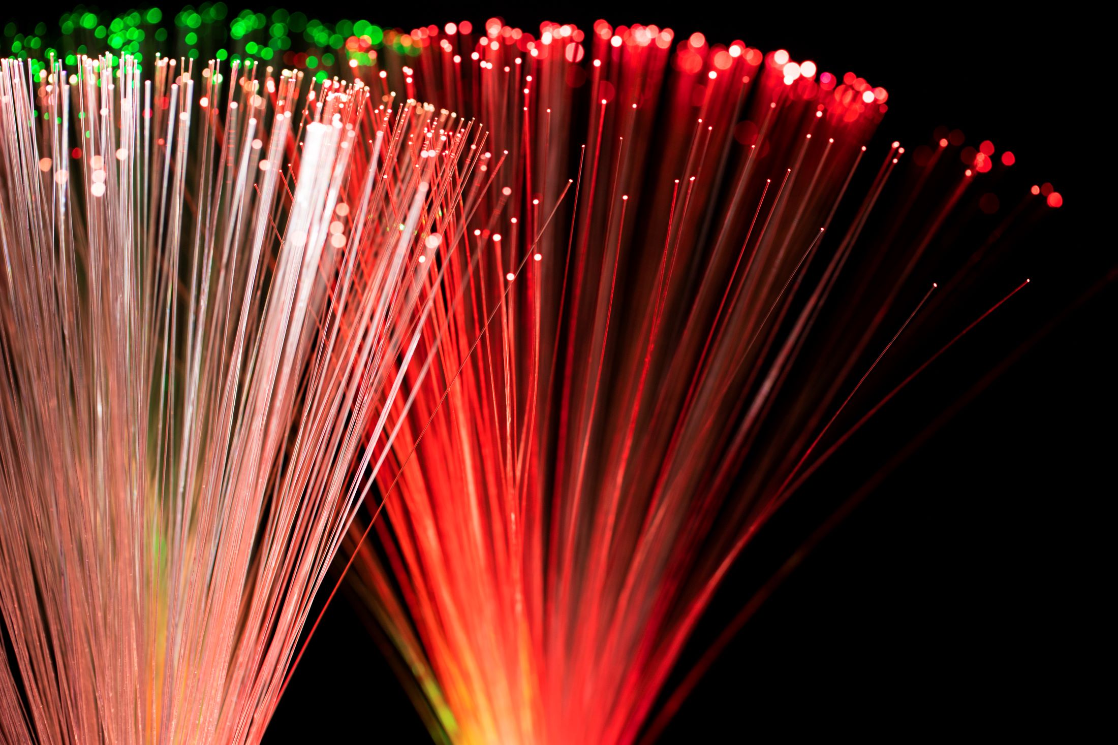 Os cabos de fibra óptica transmitem uma maior quantidade de dados em menor tempo. - Foto: Freepik